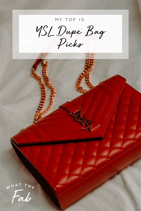 ysl quilted bag replica|YSL dupe bag top 10.